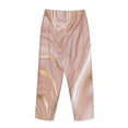 thumbnail image 5 of Haiem Rose Gold Glitter Splatter Women's Pajama Pants Ultra Lightweight Pjs Bottoms Sleepwear Bottom Pants With Pocket Drawstring-Small, 5 of 9