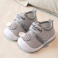 thumbnail image 3 of Eashery Kids Sneakers Sports Socks Comfortable White Baby Shoes Grey 5, 3 of 4