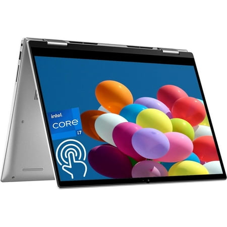 Dell Inspiron 2-in-1 Laptop, 14" WUXGA Touchscreen, Intel Core i7-1355U, 16GB DDR5 RAM, 1TB SSD, Intel Iris Xe Graphics, Fingerprint Reader, Backlit Keyboard, Windows 11 Pro, Cefesfy USB Hub
