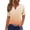 Beige, variant on Tops Women's Flowy Elegant Loose Fit Tshirt Short Sleeve Fashion Solid T-shirt Cotton Soft V-Neck Tshirts Plus Cotton Linen Tee Tops Tunics Work Out Ladies Blouse Shirts Gray M