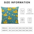 thumbnail image 5 of GOSMITH  Yellow Ducks Pillow Covers Yellow Ducks Pillowcase Throw Pillow Covers Decorative Square Pillow Cases Standard Size for Home Couch Sofa Bed Pillow Protector, 5 of 5