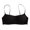 Black, variant on Women Seamless Wire Free Comfort Jelly Bra, Breathable Hole V‑Neck Bralette with Adjustable Thin Straps, No Underwire Invisible Intimates for Daily Sleep Office Wear