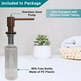 thumbnail image 5 of Strictly Sinks Contemporary Liquid Soap Dispenser - Stainless Steel Dish Soap Refillable Dispenser, 5 of 10