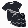 thumbnail image 6 of HCNTES Kids Sleepwear Shorts Toddler Print Dinosaur Boys Breathable Pajama Set Toddler Boys Outfits, 6 of 6