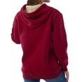 thumbnail image 2 of Sudadera con capucha y bolsillo estilo canguro, informal, de manga larga, para otoño e invierno, para mujer, 2 of 5