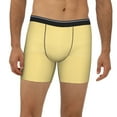 thumbnail image 4 of Rocae Yellow Gingham for Stretch Moisture-Wicking Underwear,Men's Underwear Boxer Briefs X-Large, 4 of 9
