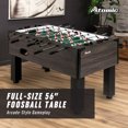 thumbnail image 2 of Atomic Gladiator 2 Full Size Foosball Table, Gray, 2 of 6
