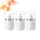 thumbnail image 5 of EeaseMX 3 botellas vacías con bomba, dispensadoras de cosméticos, de emulsión, de champú y loción (blancas, 250 ml), 5 of 8