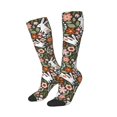 thumbnail image 2 of Balery Rabbits On Floral Fun Novelty Socks Men'S Women'S Crew Socks Funny Crazy Novelty Socks Quirky And Cool Socks, 2 of 9