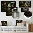 thumbnail image 4 of Designart "Earthy Enchanted Forest in Green Tunnel II" Landscapes Metal Wall Decor, 4 of 5