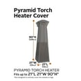 thumbnail image 4 of Classic Accessories Ravenna Water-Resistant 21 Inch Pyramid Torch Patio Heater Cover, 4 of 9