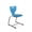 Blue, variant on MooreCo Hierarchy Plastic Classroom Chair (Set of 5)