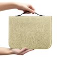 thumbnail image 2 of HELLHERO Lightweight PU Leather Bible Cover with Top Handle, Portable Bible Carrying Case for Bible Study Church Prayer Daily Commute, 2 of 12