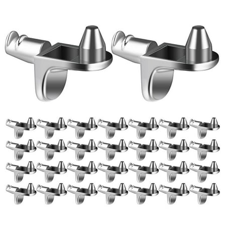 

30pcs Shelf Supports Metal Shelf Holders Shelf Bracket Pegs for Bookcase Shelf Cabinet Furniture