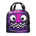 thumbnail image 4 of Geometry Dash Lunch Bags Lunchbox Portable Tote Bag Insulated Bento Bag Reusable Meal Holder, 4 of 8