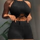 thumbnail image 1 of Trajes de baño Amzcrzy Tankini para mujer, trajes de baño, trajes de baño, bikini con control de abdomen, bikini de moda cómodo, traje de baño de color liso para mujer, bikinis negros, S, 1 of 7
