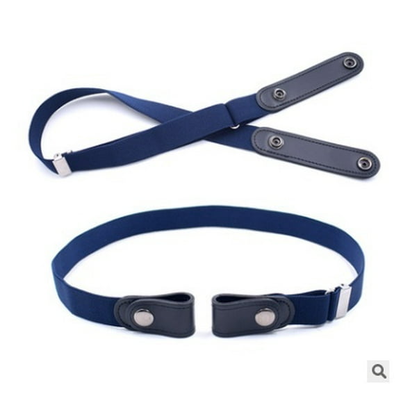 New Women´s Buckle-Free Elastic Belts Invisible Belt for Jeans No Bulge Hassle Band