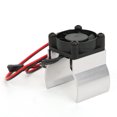 thumbnail image 3 of Motor Heat Sink Cooling Fan 1/10 Car Model Accessory Fit for -4Silver, 3 of 8