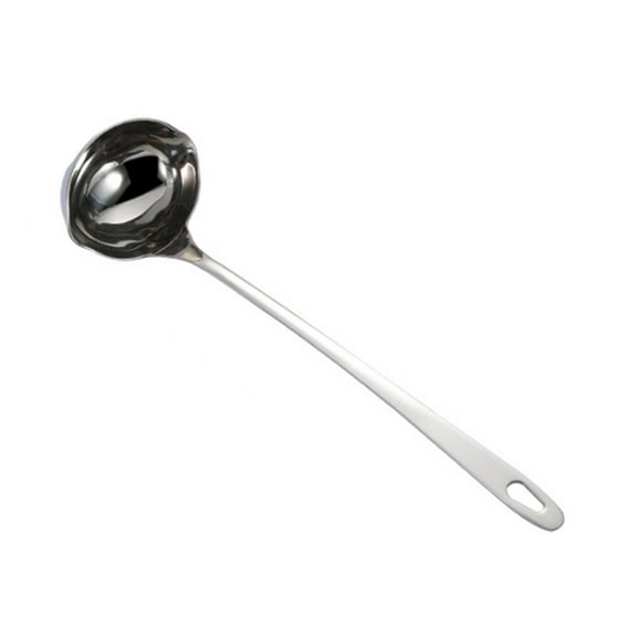 ACDANC Ladle Spoon Deep Bowl Design Soup Ladle Mirror-Polished Finish Stainless Steel Ladle Smooth-Edged Spoon Head Metal Soup Ladle Spoon With Two Ears