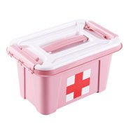 Storage Box Portable Plastic Home Medicine Case Health Care Pills First Aid Kit Storage Box