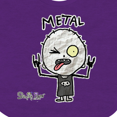 thumbnail image 4 of Inktastic Metal Face Boys or Girls Baby Bib, 4 of 4