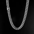 thumbnail image 4 of Hip-Hop Golden Curb Cuban Link Chain Stainless Steel Necklace for Men and Women Gold Silver Color Bracelet Fashion Jewelry, 4 of 6