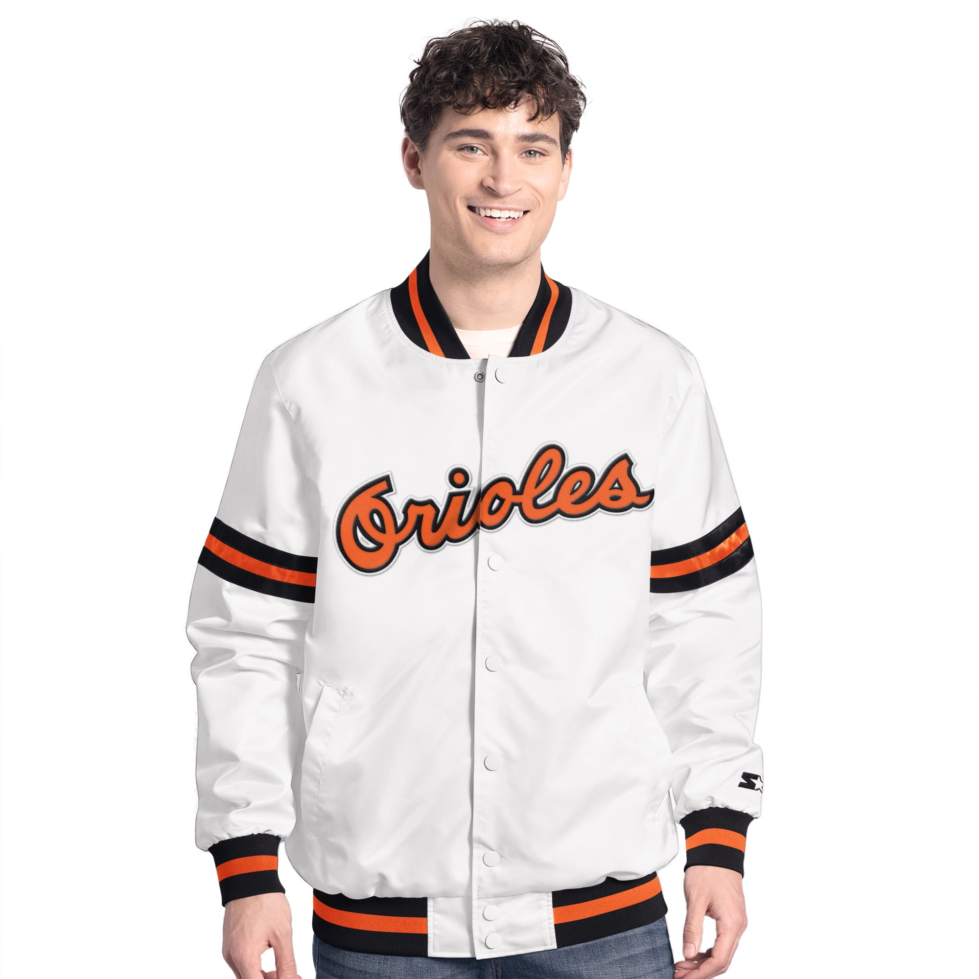 Men's-Starter White Atlanta Braves Cooperstown Scout Full-Snap