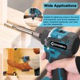 thumbnail image 4 of Electric drill,Modes And Rotation Drill Motor 2 21v Drill And Rotation Adjustment Rotation Adjustment 20 With Adjustment 20 Of Motor 2 Speeds Of Torques Adjustable 20 Of Torques Speeds Modes And Led, 4 of 5