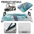 thumbnail image 6 of Yuyamidu Watercolor Sea Turtle Golf Cart Seat Covers Flannel Golf Cart Seat Towel Blanket Fits in Club Car Other 2-Seat Golf Carts Decoration, Blue, 6 of 8