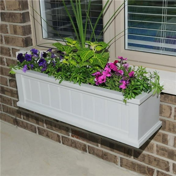 Cape Cod Window Box 3FT White