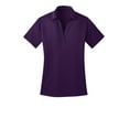 thumbnail image 5 of Port Authority Ladies Silk Touch Performance Polo-XL (Bright Purple), 5 of 6