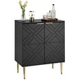 thumbnail image 1 of QinaQin 29 Inch Wood Storage Cabinet with 2 Embossed Pattern Doors, Modern Accent Sideboard for Kitchen, Hallway or Bedroom, 1 of 8