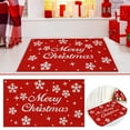 thumbnail image 2 of jieadkavo Polyester carpet Christmas Star Outdoor Doormat Snowflake Christmas Text Carpet Carpet 1x carpet Rollback, 2 of 7