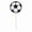 Soccer, variant on 40Pcs Soccer Ball Cupcake Toppers, Sports Theme Football Cupcake Food Toothpicks, Shower Cake Decorations for Sport Ball Theme Party Supplies