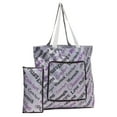 thumbnail image 2 of Chanasya 5-Piece Warm Hugs Positive Energy Healing Thoughts Comfort Caring Message Print Combo Gift Pack Throw Blanket , Neck Pillow, Eye Mask, Tote Bag, Socks For Women Men Hospital - Aubergine, 2 of 8