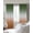 White Sage Green, variant on Red Teal Ombre Blackout Curtains for Bedroom/Living Room, Thermal Insulated Kitchen Curtains, Contemporary Abstract Gradient Grommet Darkening Window Treatment Drapes 42"x84"x2