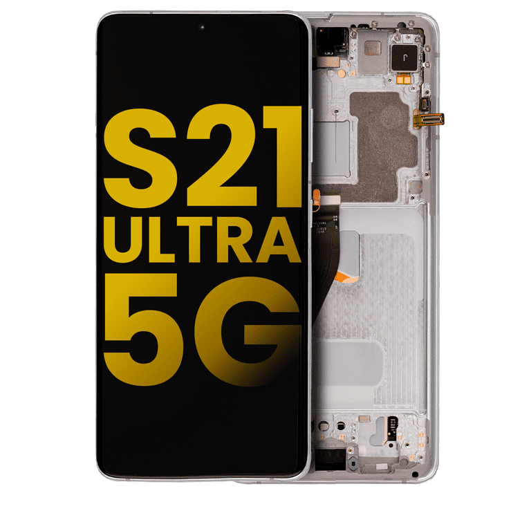 Samsung Galaxy S21 Ultra 5G Display, Phantom Silver, (Excl. Camera),  GH82-26035B;GH82-26036B - Parts4GSM