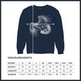 thumbnail image 7 of Flying Eagle Portrait Sweatshirt Soaring Patriotic Symbol of Freedom American Bird Wings Wildlife Nature Crewneck, 7 of 7