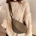 thumbnail image 6 of EDFRWWS Simple Crossbody Bags Fashion Women Dumpling Bags Portable for Work(olive Green), 6 of 7