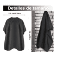 thumbnail image 3 of 3pcs Capa De Barberia Tinte Barbero Estilista Cubridor, 3 of 5