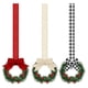 thumbnail image 3 of 6pc Christmas Cabinet Wreath Ribbon 3.94 Inch Mini C Window Christmas Wreath With Berry Bow, 3 of 7