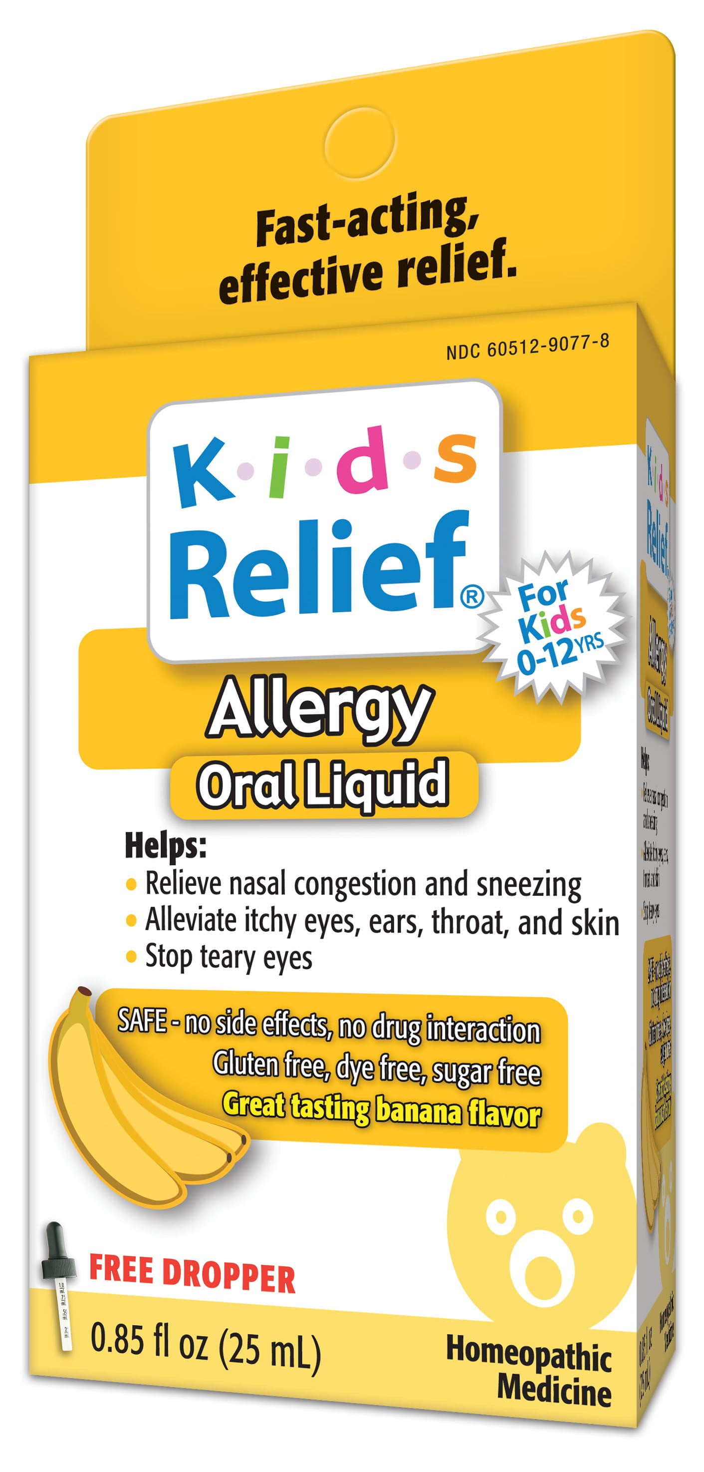 Kids Relief? Allergy Oral Liquid, Banana, 0.85 Oz