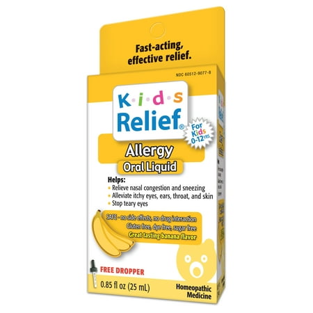 Kids Relief? Allergy Oral Liquid, Banana, 0.85 Oz (Best Banana E Liquid)
