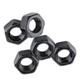 thumbnail image 4 of Tuerca hexagonal, 100 piezas Din934 M2-M5 Tuercas hexagonales hexagonales de rosca métrica de acero al carbono galvanizado negro(M3), 4 of 14