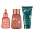 thumbnail image 1 of Set de cuidado de la piel ITK Skincare Glowy Skin con ácido hialurónico y niacinamida, tónico lechoso de escualano, crema facial de ceramida de hidratación profunda, 1 of 8