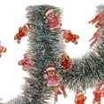 thumbnail image 6 of Sharprepublic Christmas Tinsel Garland 5.9 ft Staircase Birthday Christmas Tree Decoration With Gingerbread Man, 6 of 8