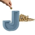 thumbnail image 1 of Caja de Dinero de Letras de Madera J, 1 of 4