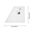 thumbnail image 3 of 1 Set of Quilting Templates DIY Patchwork Templates Simple Fabric Sewing Tools, 3 of 8