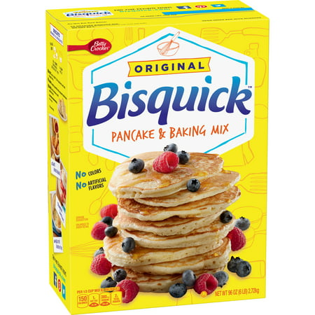 Betty Crocker Bisquick Pancake and Baking Mix, 96 (Best Whole Grain Pancake Mix)