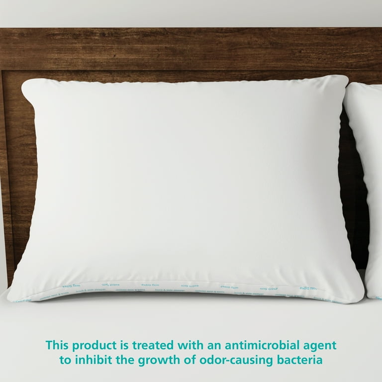 2 pack) Mainstays Back & Side Sleeper Bed Pillow, Standard/Queen